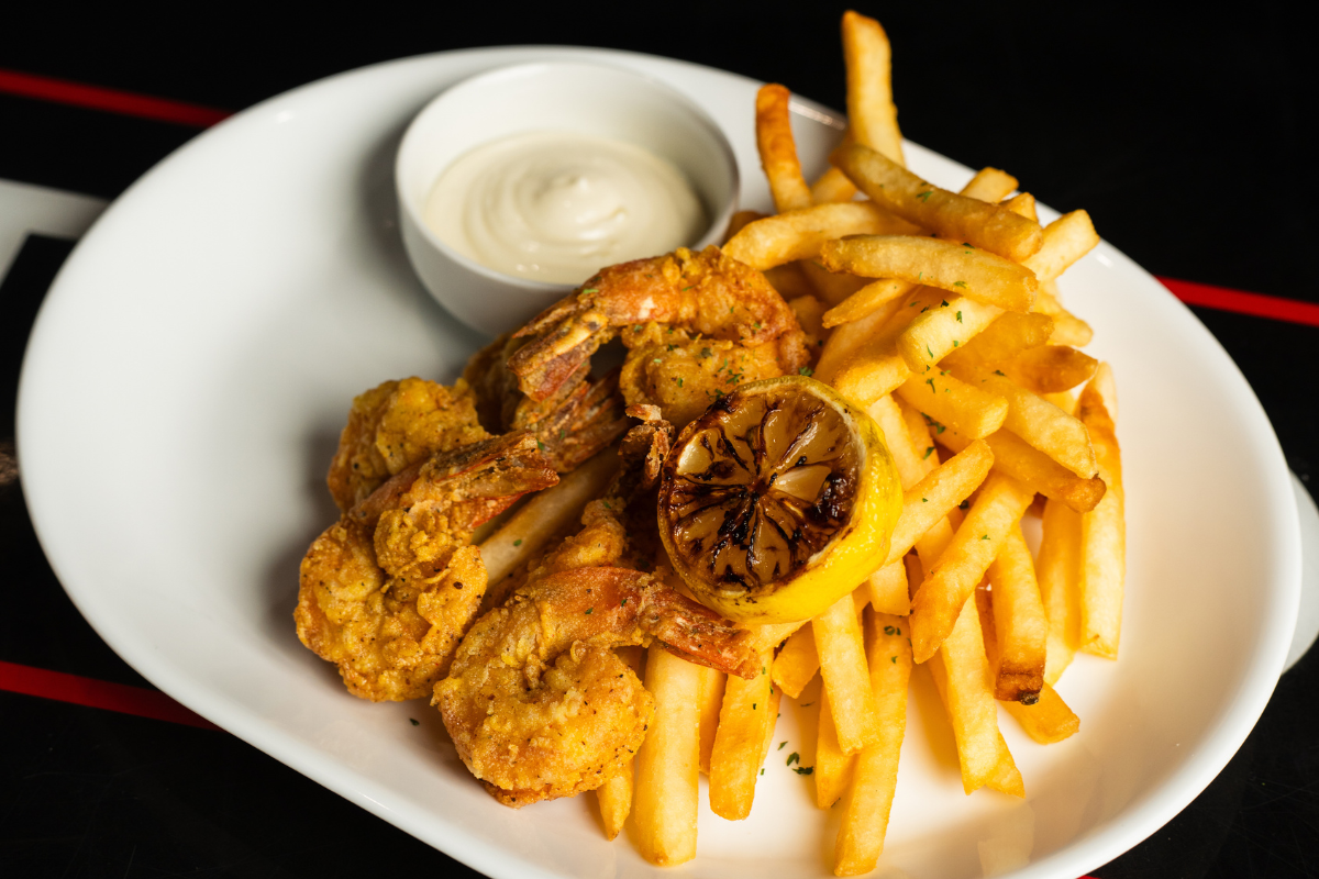 Jumbo Fried Shrimp & Fries 6pcs